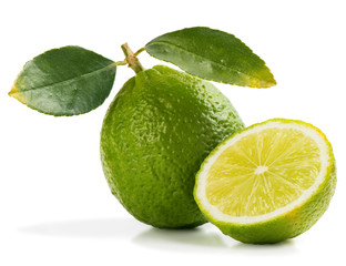 Wall Mural - lime with half of lime
