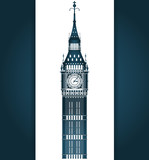Fototapeta Big Ben - London icon design 