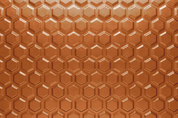 Poster - metallic plate background with displacement texture, sharp edges and roughness relections