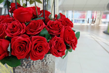 Artificial Red Roses Bouquet