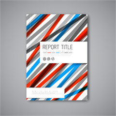 Poster - modern vector abstract brochure design template