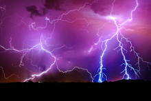 Lightning Storm, Arlington, Arizona, America, USA