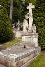 Lychakiv Cemetery In Lviv, Ukraine.  Tombstone