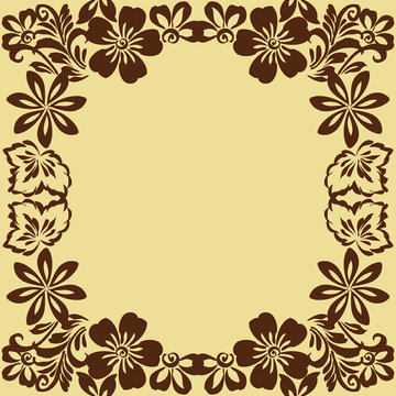Stylized floral ornament