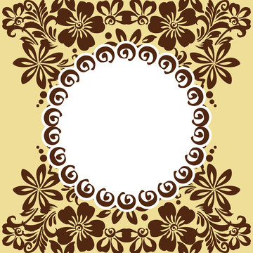 Stylized floral ornament