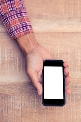 Poster - Person holding smart phone