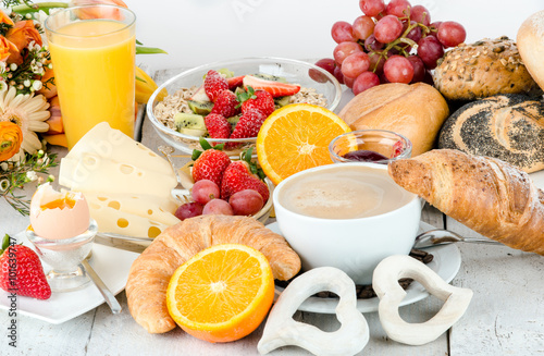 Fotografía Buenos días:, delicioso desayuno saludable para disfrutar :)