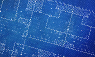 clean architecture floor plan background blueprint style abstract