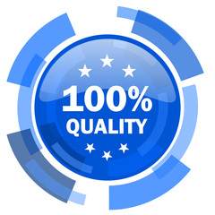 quality blue glossy circle modern web icon