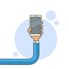 Poster - Mobile Cell Smart Phone Call Hand Hold Touch 
