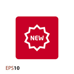 Poster - New label icon for web and mobile