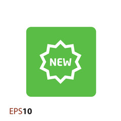 Poster - New label icon for web and mobile