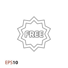 Poster - Free label icon for web and mobile