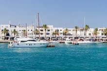 La Savina Harbour On Formentera Island, Spain