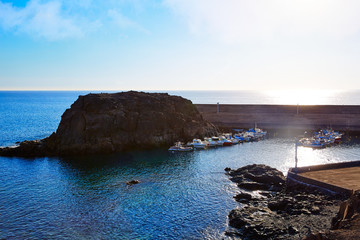 El Cotillo port  Fuerteventura Canary Islands