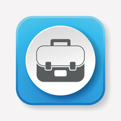 Poster - school bag icon