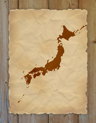 Poster - 古い日本地図