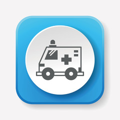 Poster - ambulance icon