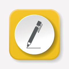 Sticker - pen pencil icon