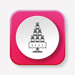 Sticker - amusement park can games icon