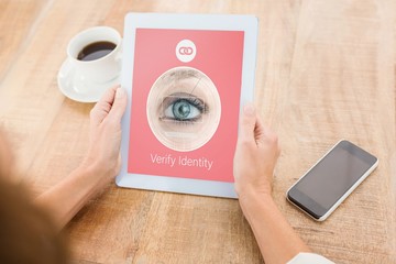 Poster - Composite image of iris recognition