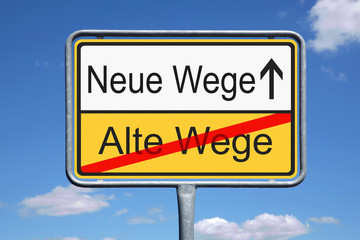 Sticker - Neue Wege / Alte Wege