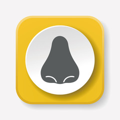 Sticker - nose icon