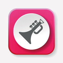 Sticker - trumpet icon