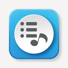 Sticker - music icon