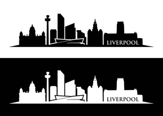 Wall Mural - Liverpool skyline 