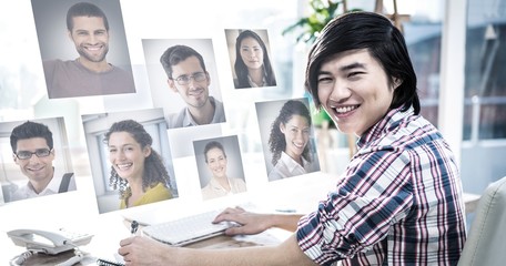 Poster - Composite image of profile pictures