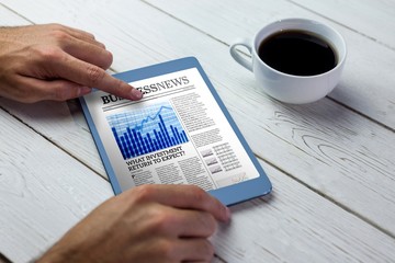 Poster - Composite image of business newspaper 