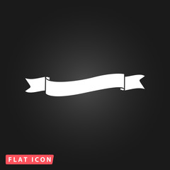Fototapete - Flat ribbon icon