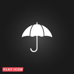 Fototapete - Umbrella flat icon
