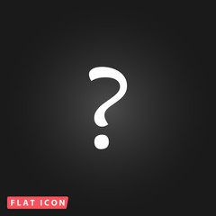 Fototapete - Question mark sign icon