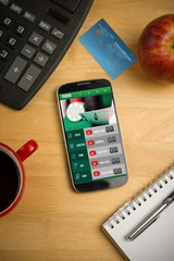 Aufkleber - Composite image of world credit card