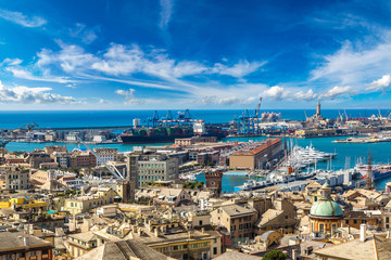 Port of Genoa in Italy