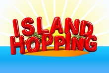 Island Hopping In Big Letters