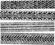 © Anton Shpak - A set of 4 detailed tire prints for your design. Vector illustra