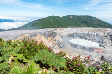 Vulcano Poas in Costa Rica