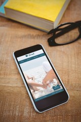 Poster - Composite image of online dating app