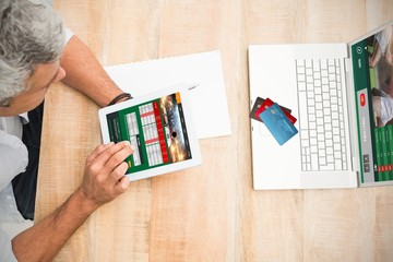 Poster - Composite image of colorful world credit cards