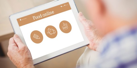 Poster - Composite image of food app