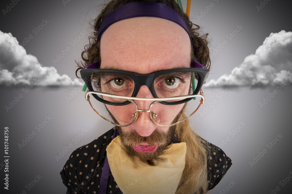 crazy person picture