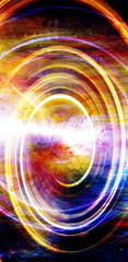 Aufkleber - Abstract background and color circle effect, color background.