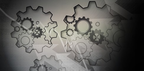 Poster - Composite image of stocks and shares