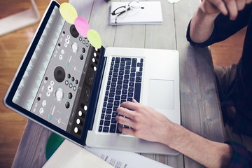 Poster - Composite image of music app