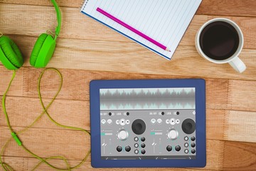 Poster - Composite image of music app