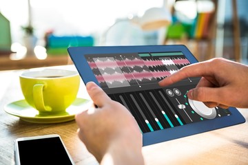 Poster - Composite image of music app