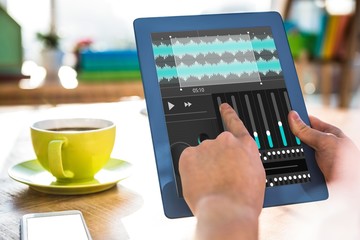 Poster - Composite image of music app